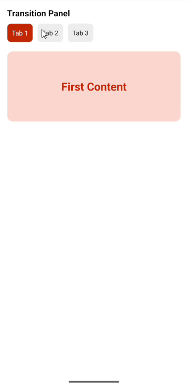 Transition Panel Preview